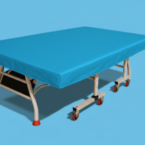 Table Tennis Cover for Indoor and Outdoor Use, Large Size. Premium Quality case Water & Dust Table Bag Free-Size in Gray & RED Colour (109x60 inch)